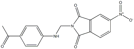 2-[(4-acetylanilino)methyl]-5-nitro-1H-isoindole-1,3(2H)-dione|