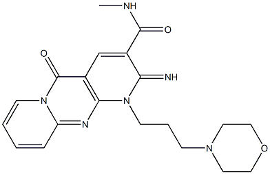  2-imino-N-methyl-1-(3-morpholin-4-ylpropyl)-5-oxo-1,5-dihydro-2H-dipyrido[1,2-a:2,3-d]pyrimidine-3-carboxamide