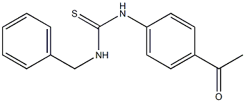N-(4-acetylphenyl)-N'-(phenylmethyl)thiourea