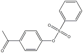 4-acetylphenyl benzenesulfonate Struktur