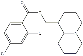 octahydro-2H-quinolizin-1-ylmethyl 2,4-dichlorobenzoate Structure