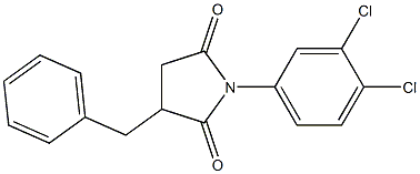 3-benzyl-1-(3,4-dichlorophenyl)-2,5-pyrrolidinedione|