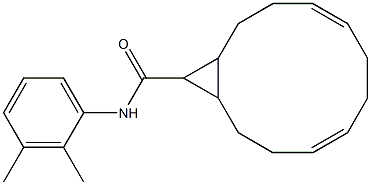  N-(2,3-dimethylphenyl)bicyclo[10.1.0]trideca-4,8-diene-13-carboxamide