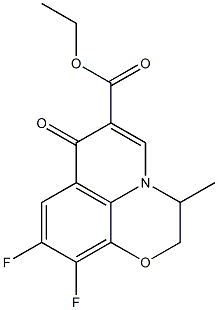 ethyl 9,10-difluoro-3-methyl-7-oxo-2,3-dihydro-7H-[1,4]oxazino[2,3,4-ij]quinoline-6-carboxylate|9,10-二氟-3-甲基-7-氧代-2,3-二氢-7H-[1,4]恶嗪并[2,3,4-IJ]喹啉-6-甲酸乙酯