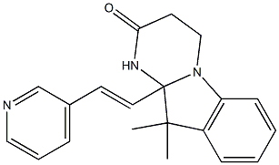  10,10-dimethyl-10a-[2-(3-pyridinyl)vinyl]-3,4,10,10a-tetrahydropyrimido[1,2-a]indol-2(1H)-one