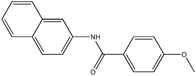 4-methoxy-N-(2-naphthyl)benzamide 结构式