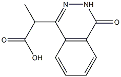 2-(4-oxo-3,4-dihydro-1-phthalazinyl)propanoic acid 化学構造式