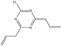 2-Chloro-4,6-diallyl-1,3,5-triazine Structure