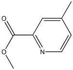 Methyl  4-methyl-2-pyridinecarboxylate 化学構造式