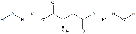 Potassium Aspartate, Dihydrate, 27%, Powder 化学構造式