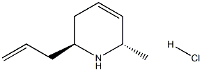 (2S,6S)-2-allyl-6-methyl-1,2,3,6-tetrahydropyridine hydrochloride Structure
