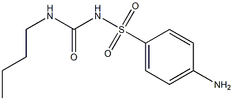 (4-aminophenyl){[(butylamino)carbonyl]amino}dioxo-lambda~6~-sulfane Structure