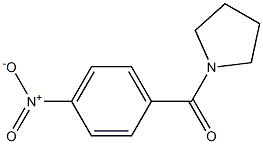 (4-nitrophenyl)(1-pyrrolidinyl)methanone Struktur