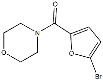 (5-bromo-2-furyl)(4-morpholinyl)methanone Structure