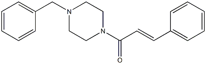 (E)-1-(4-benzyl-1-piperazinyl)-3-phenyl-2-propen-1-one