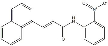 (E)-3-(1-naphthyl)-N-(2-nitrophenyl)-2-propenamide