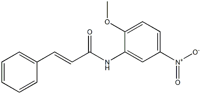  (E)-N-(2-methoxy-5-nitrophenyl)-3-phenyl-2-propenamide