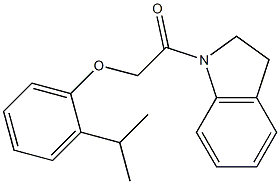  1-(2,3-dihydro-1H-indol-1-yl)-2-(2-isopropylphenoxy)-1-ethanone