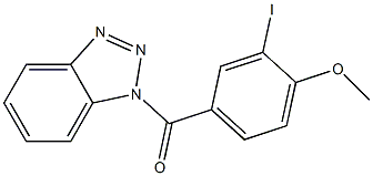 1H-1,2,3-benzotriazol-1-yl(3-iodo-4-methoxyphenyl)methanone