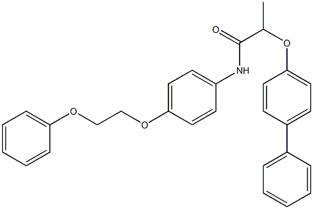 2-([1,1'-biphenyl]-4-yloxy)-N-[4-(2-phenoxyethoxy)phenyl]propanamide