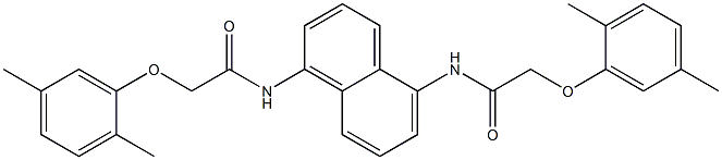 2-(2,5-dimethylphenoxy)-N-(5-{[2-(2,5-dimethylphenoxy)acetyl]amino}-1-naphthyl)acetamide|