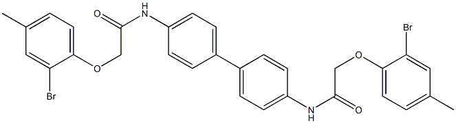 2-(2-bromo-4-methylphenoxy)-N-(4'-{[2-(2-bromo-4-methylphenoxy)acetyl]amino}[1,1'-biphenyl]-4-yl)acetamide