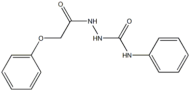 2-(2-phenoxyacetyl)-N-phenyl-1-hydrazinecarboxamide,,结构式