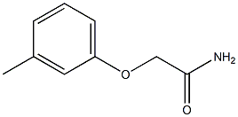 2-(3-methylphenoxy)acetamide Struktur