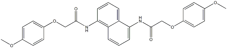 2-(4-methoxyphenoxy)-N-(5-{[2-(4-methoxyphenoxy)acetyl]amino}-1-naphthyl)acetamide|