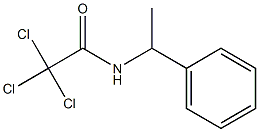 2,2,2-trichloro-N-(1-phenylethyl)acetamide Structure