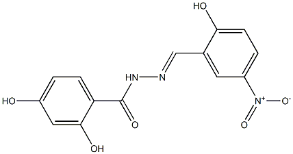 2,4-dihydroxy-N'-[(E)-(2-hydroxy-5-nitrophenyl)methylidene]benzohydrazide