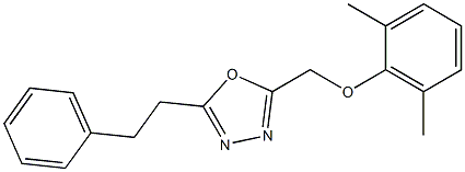 2,6-dimethylphenyl (5-phenethyl-1,3,4-oxadiazol-2-yl)methyl ether