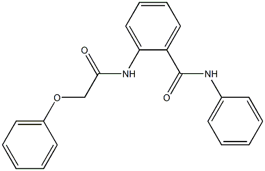 2-[(2-phenoxyacetyl)amino]-N-phenylbenzamide Structure