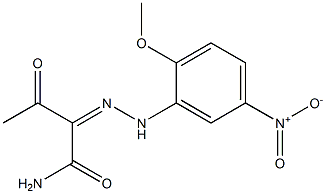 2-[(Z)-2-(2-methoxy-5-nitrophenyl)hydrazono]-3-oxobutanamide