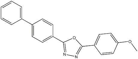 4-(5-[1,1'-biphenyl]-4-yl-1,3,4-oxadiazol-2-yl)phenyl methyl ether