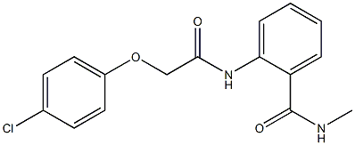 2-{[2-(4-chlorophenoxy)acetyl]amino}-N-methylbenzamide