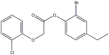  2-bromo-4-ethylphenyl 2-(2-chlorophenoxy)acetate