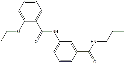 2-ethoxy-N-{3-[(propylamino)carbonyl]phenyl}benzamide