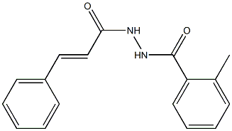 2-methyl-N'-[(E)-3-phenyl-2-propenoyl]benzohydrazide