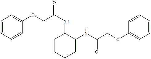 2-phenoxy-N-{2-[(2-phenoxyacetyl)amino]cyclohexyl}acetamide Structure