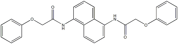 2-phenoxy-N-{5-[(2-phenoxyacetyl)amino]-1-naphthyl}acetamide Structure