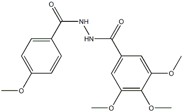 3,4,5-trimethoxy-N'-(4-methoxybenzoyl)benzohydrazide