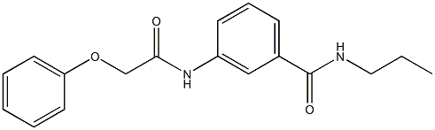3-[(2-phenoxyacetyl)amino]-N-propylbenzamide