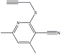 4,6-dimethyl-2-(2-propynylsulfanyl)nicotinonitrile