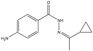 4-amino-N'-[(Z)-1-cyclopropylethylidene]benzohydrazide