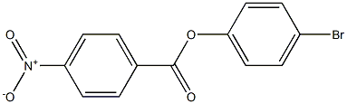 4-bromophenyl 4-nitrobenzoate Structure