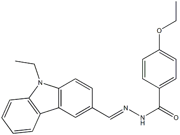 4-ethoxy-N'-[(E)-(9-ethyl-9H-carbazol-3-yl)methylidene]benzohydrazide