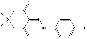 5,5-dimethyl-1,2,3-cyclohexanetrione 2-[N-(4-fluorophenyl)hydrazone]|