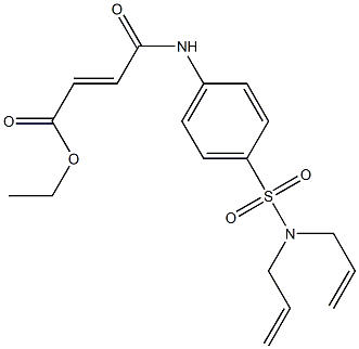 ethyl (E)-4-{4-[(diallylamino)sulfonyl]anilino}-4-oxo-2-butenoate