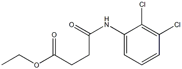 ethyl 4-(2,3-dichloroanilino)-4-oxobutanoate Structure